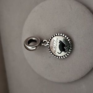 Pandora happy Halloween cat charm
